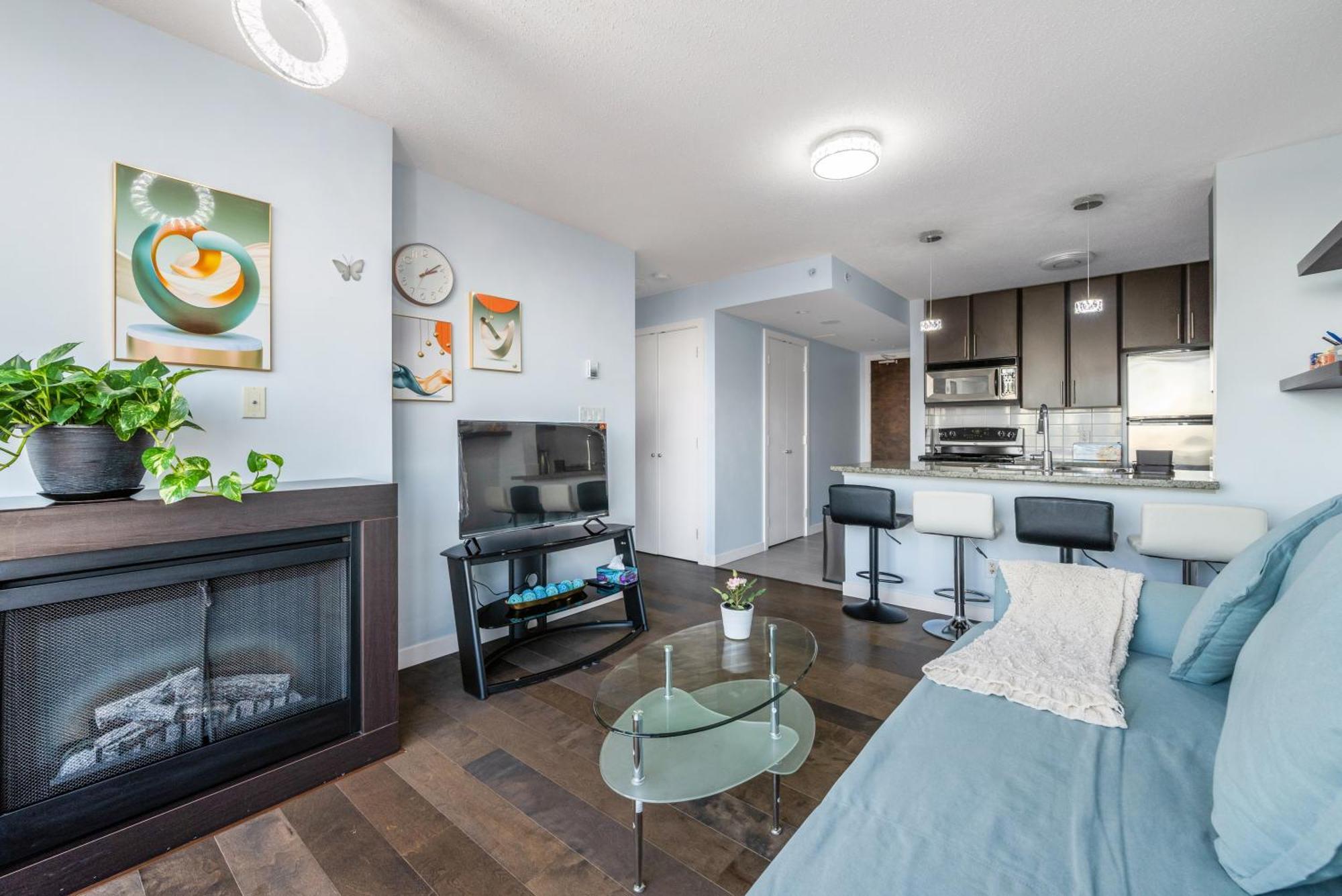 Downtown 1 Bedroom Water View Condo Ванкувер Экстерьер фото